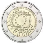 Austrija 2015 2 euro proginė moneta - ES vėliava