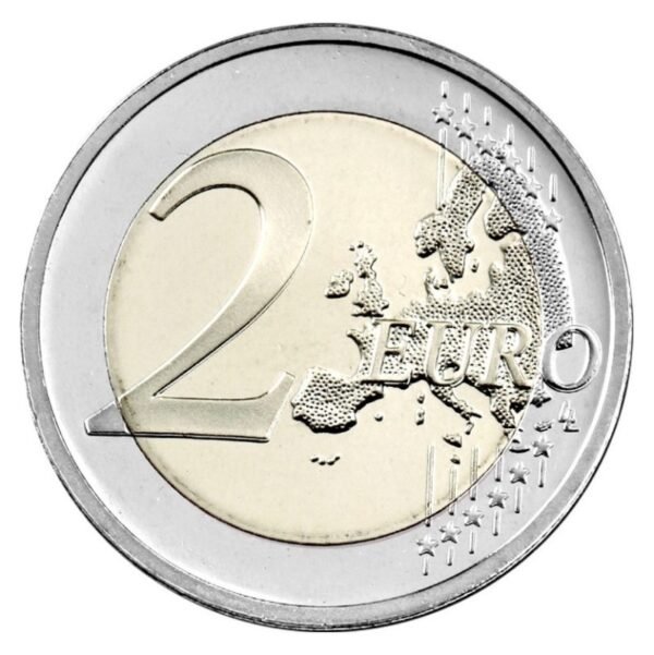Austrija 2012 2 euro proginė moneta - 10 metų eurui (TYE)