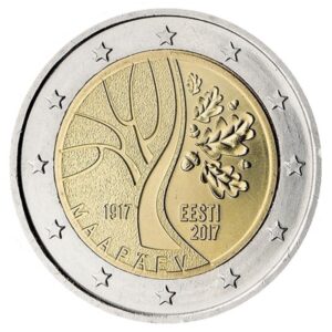 Estija 2017 2 euro proginė moneta - Kelias į nepriklausomybę