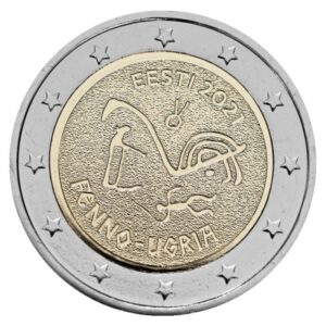 Estija 2021 2 euro proginė moneta - Finougrų tautos