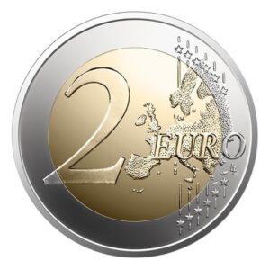 Prancūzija 2007 2 euro proginė moneta su kal- Romos taikos sutartis (ToR)
