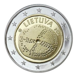 Lietuva 2016 2 euro proginė moneta - Baltų kultūra
