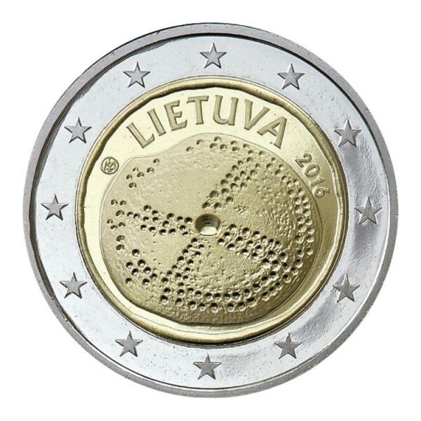 Lietuva 2016 2 euro proginė moneta - Baltų kultūra