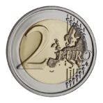 Latvija 2019 2 euro proginė moneta - Tekanti saulė