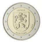 Latvija 2017 2 euro proginė moneta - Kuršas