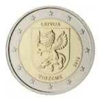 Latvija 2016 2 euro proginė moneta - Vidžemė