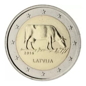 Latvija 2016 2 euro proginė moneta - Latvijos žemės ūkis