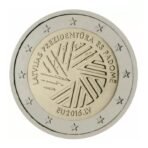 Latvija 2015 2 euro proginė moneta - Latvijos pirmininkavimas ES Tarybai