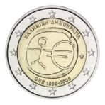 Graikija 2009 2 euro proginė moneta - Ekonominės ir pinigų sąjungos 10-metis (EMU)