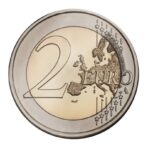 Liuksemburgas 2021 2 euro proginė moneta- Didžiojo kunigaikščio Jeano gimimo 100-metis (reljefas)