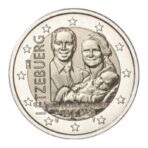 Liuksemburgas 2020 2 euro proginė moneta - Princo Charles gimimas (reljefas)