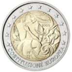 Italija 2005 2 euro proginė moneta - Europos Konstitucijos metinės
