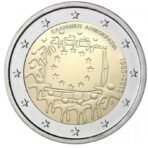 Graikija 2015 2 euro proginė moneta - Vėliava