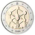 Belgija 2006 2 euro proginė moneta - Atomas