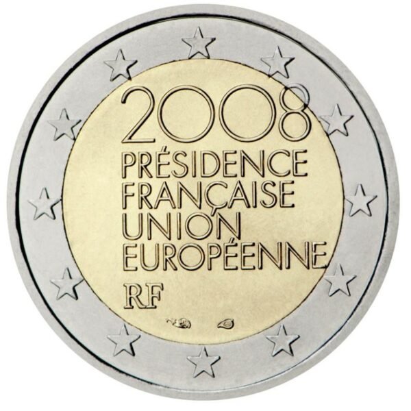 Prancūzija 2008 2 euro proginė moneta - Pirmininkavimas ES Tarybai