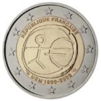 Prancūzija 2009 2 euro proginė moneta - Ekonominės ir pinigų sąjungos 10-metis (EMU)