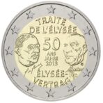 Prancūzija 2013 2 euro proginė moneta - Eliziejaus sutarties 50-metis (ET)