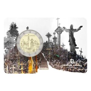 Lietuva 2020 2 euro proginė moneta kortelėje - Kryžių kalnas (BU)