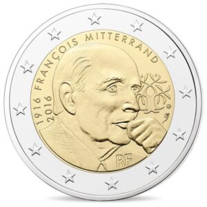 Prancūzija 2016 2 euro proginė moneta - Fransua Miterano gimimo 100-metis