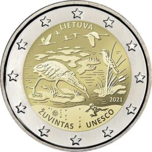 Lietuva 2021 2 euro proginė moneta - Žuvinto rezervatas