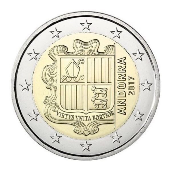 Andora 2017 2 euro national regular coin Andora 2017 2 euro national regular coin