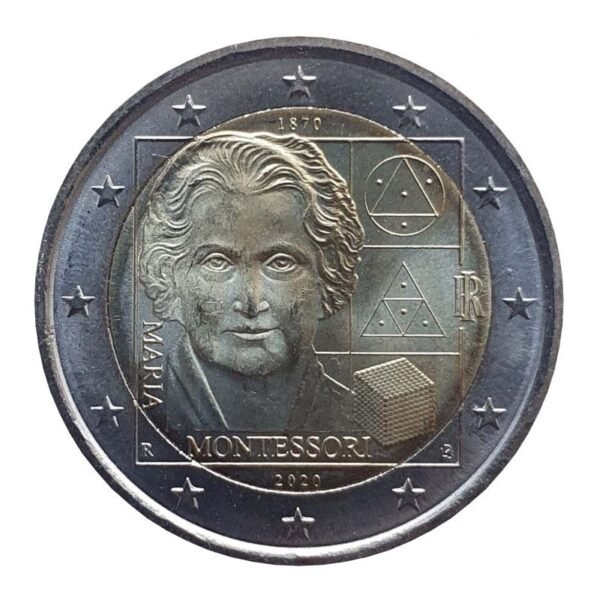 italy 2 euro 2020 Montessori