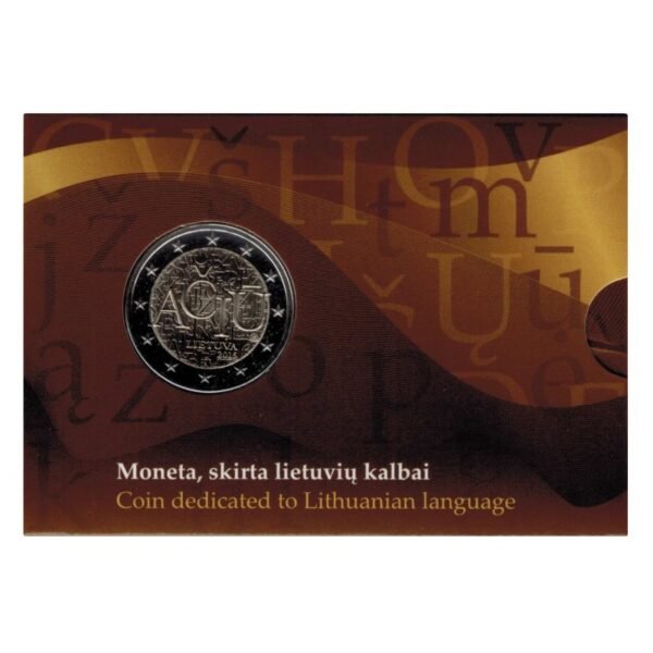 Lithuania 2 euro 2015 ACIU coincard
