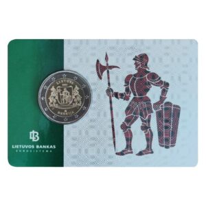 Lietuva 2021 2 euro proginė moneta kortelėje - Dzūkija (BU)