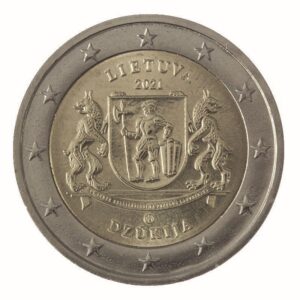Lietuva 2021 2 euro proginė moneta - Dzūkija