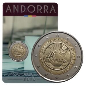 Andora 2 euro 2015 Balsavimas coincard