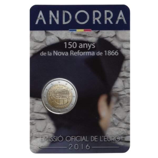 Andora 2 euro 2016 New reform coincard