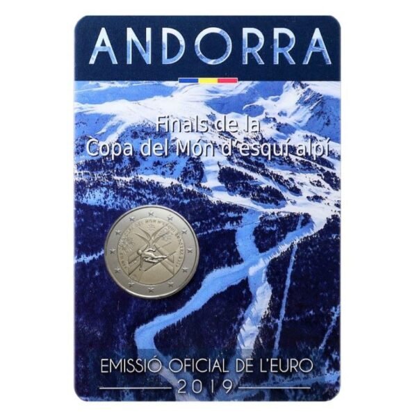 Andora 2 euro 2019 Ski coincard
