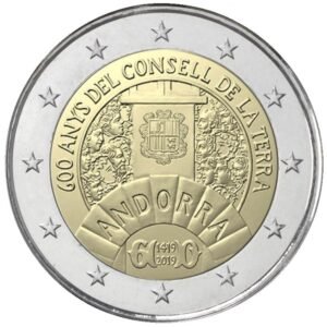 Andora 2 euro 2019 Zemes tarybai