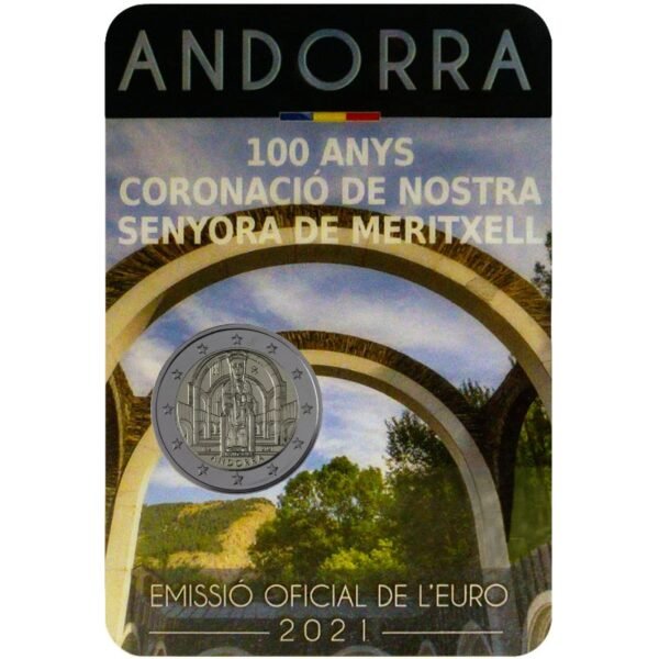 Andora 2 euro 2021 Meritxell coincard