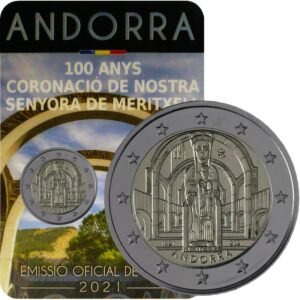 Andora 2 euro 2021 Meritxell coincard