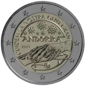 Andora 2 euro 2021 Senjorai