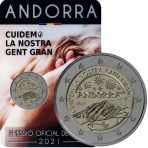 Andora 2 euro 2021 Senjorai coincard
