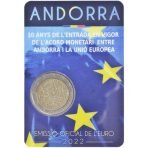 Andora 2 euro 2022 Euro ivedimui coincard