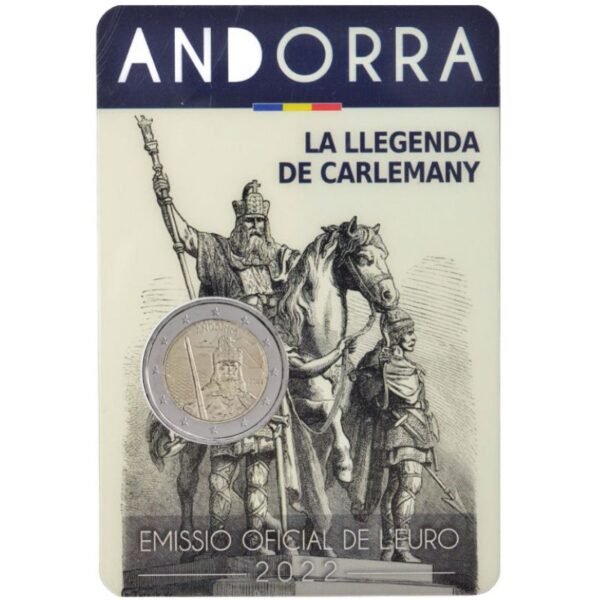 Andora 2 euro 2022 Karolis Didysis coincard
