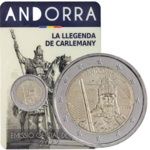 Andora 2 euro 2022 Karolis Didysis coincard