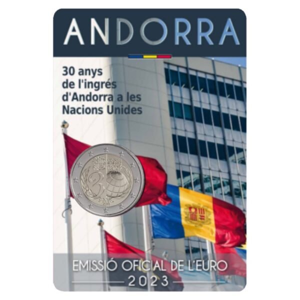 Andora 2 euro 2023 JT coincard