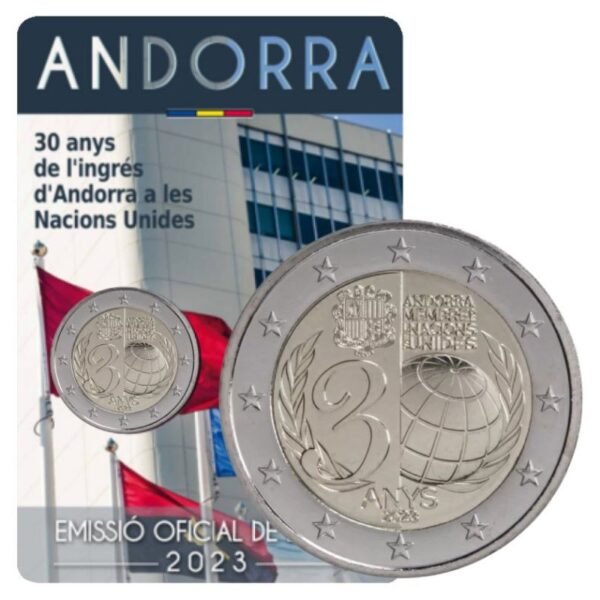 Andora 2 euro 2023 JT coincard