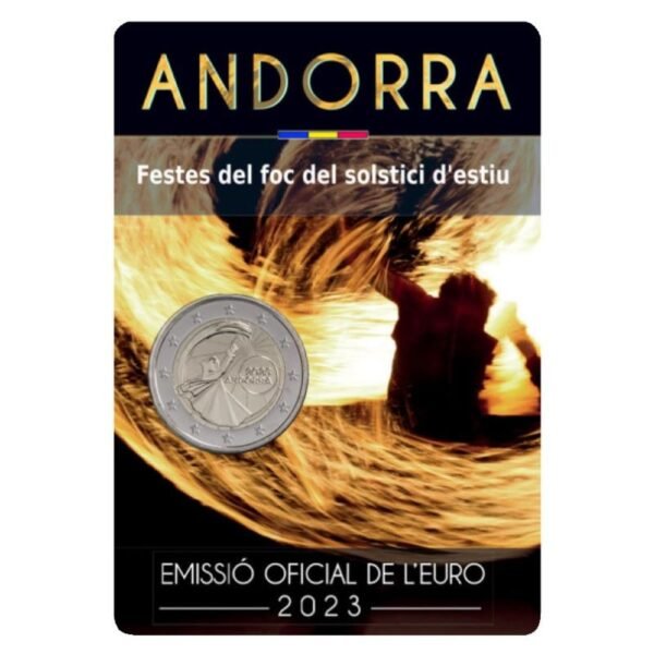 Andora 2 euro 2023 Vasara coincard