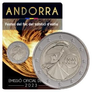 Andora 2 euro 2023 Vasara coincard