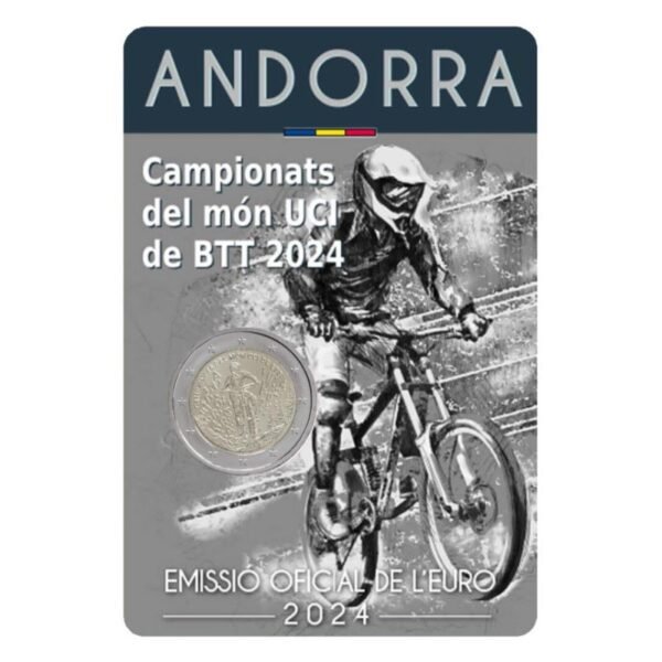 Andora 2 euro 2024 Bike coincard