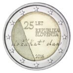 Slovėnija 2016 2 eurai - Slovėnijos nepriklausomybės 25-metis