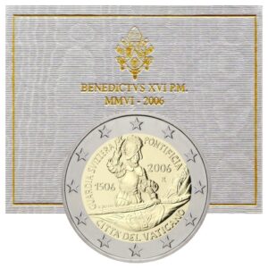 Vatikanas 2006 2 euro proginė moneta kortelėje - Šveicariškoji popiežiaus sargyba (BU)