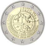 Vatikanas 2009 2 euro proginė moneta kortelėje - Tarptautiniai astronomijos metai (BU)