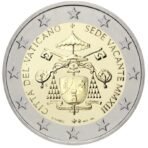 Vatikanas 2013 2 euro proginė moneta kortelėje - Sede Vacante MMXIII (BU)