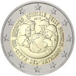 Vatikanas 2015 2 euro proginė moneta kortelėje - Pasaulinis šeimų susitikimas Filadelfijoje (BU)